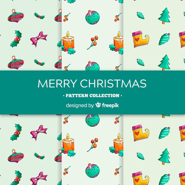 Lovely christmas pattern collection