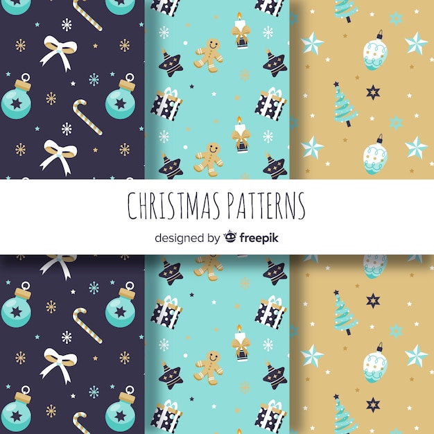 Lovely christmas pattern set