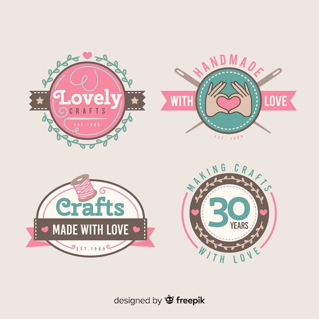 Lovely crafts label collection