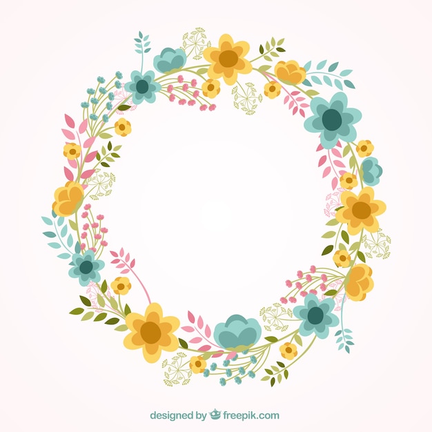 Lovely floral frame