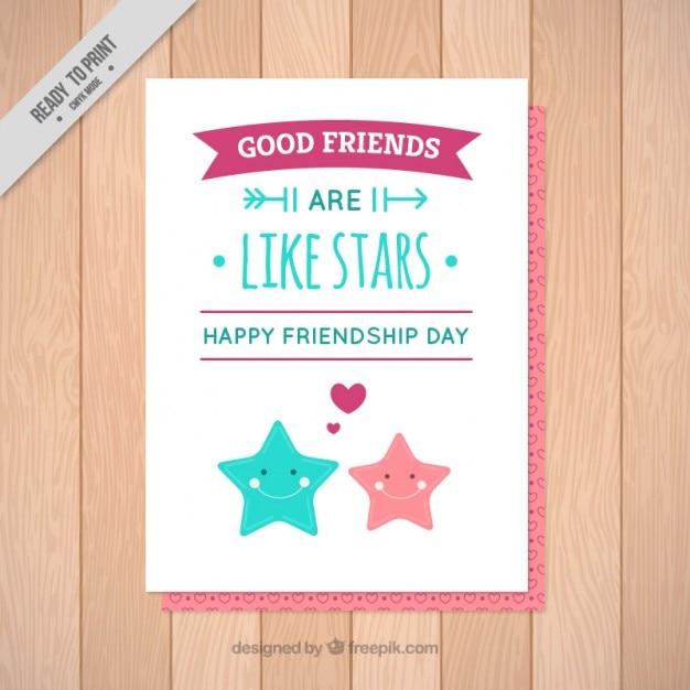 Lovely friendship day card