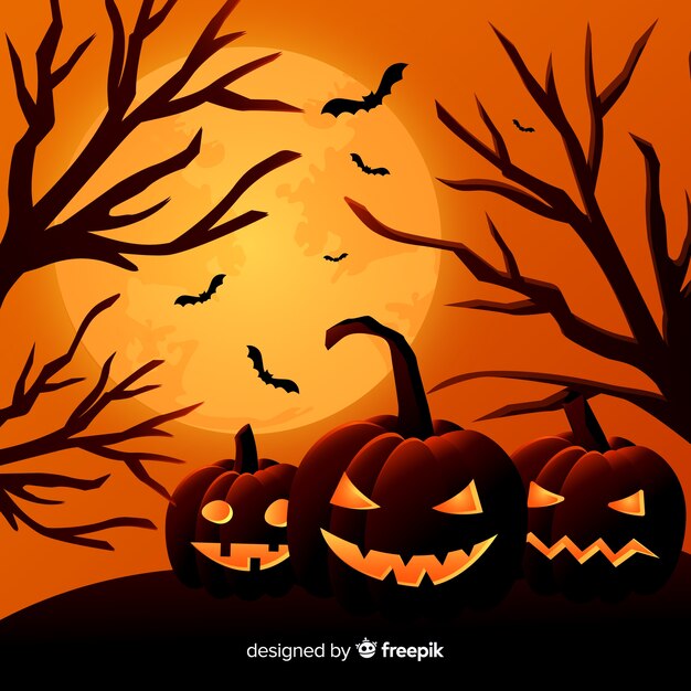 Lovely halloween background