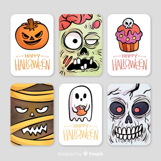 Lovely halloween card collection