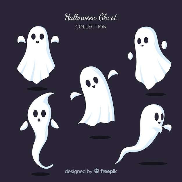 Прекрасная ручная коллекция призрак Хэллоуина