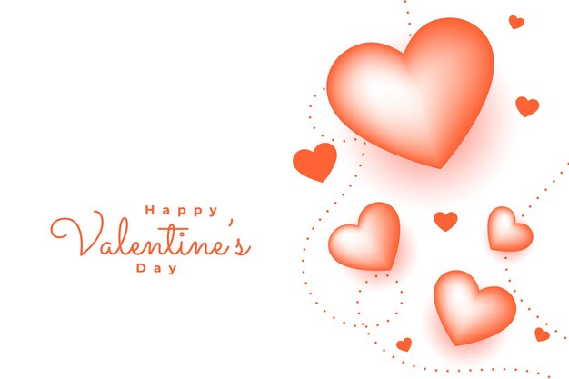 소셜 미디어 게시물을 위한 사랑스러운 해피 발렌타인 데이 배경