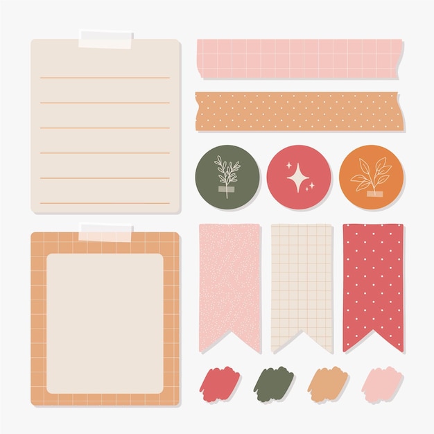 Aesthetic Journal Stickers PNG Transparent Images Free Download, Vector  Files
