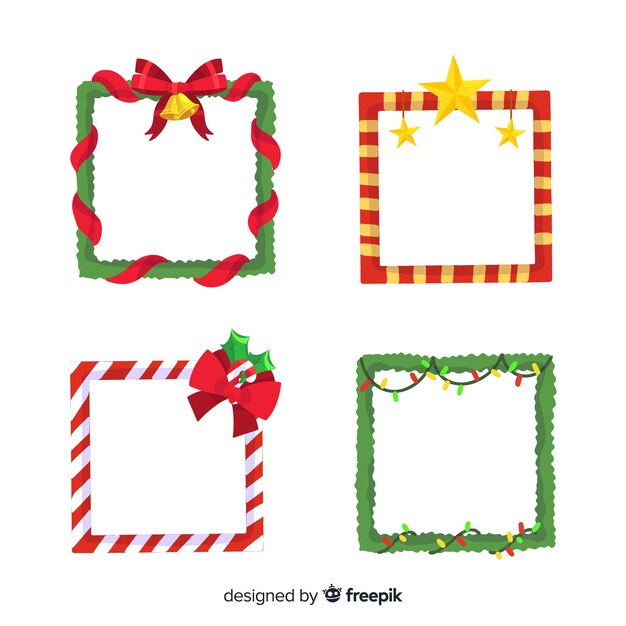 Lovely set of christmas borders and frames