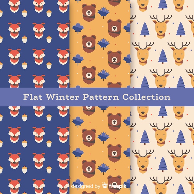 Lovely set of winter patterns