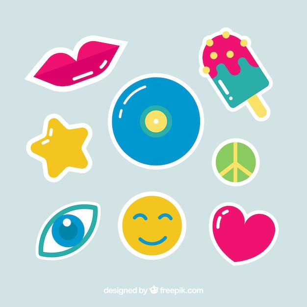 Lovely stickers with fun style