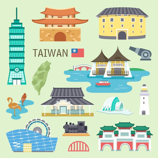 Lovely taiwan attractions collection