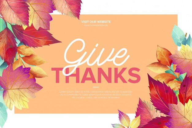 Прекрасная открытка на День благодарения