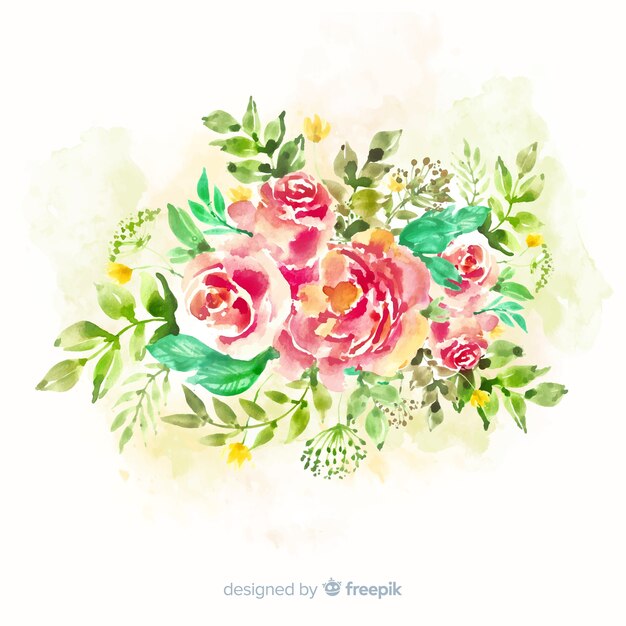 lovely vintage floral bouquet card
