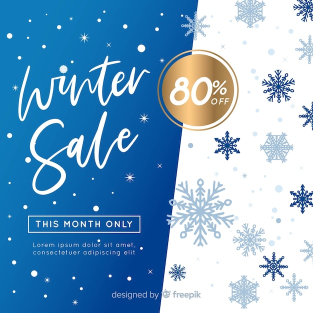 Lovely winter sale composition