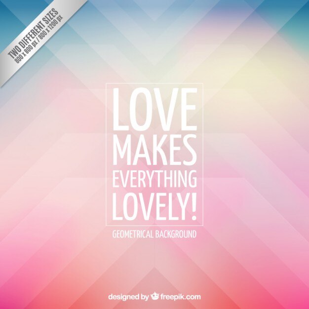 ฟรี Vector loves makes everything lovely background