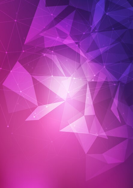 Low poly abstract design background