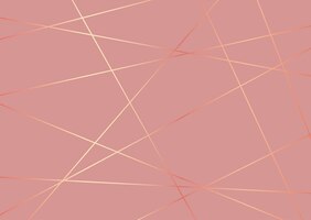 Free vector low poly abstract design in rose gold