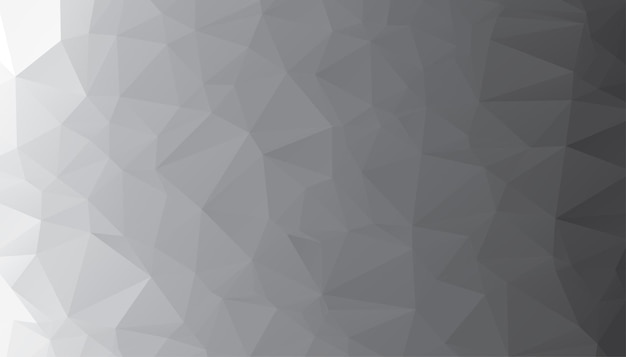 Low poly abstract gray background