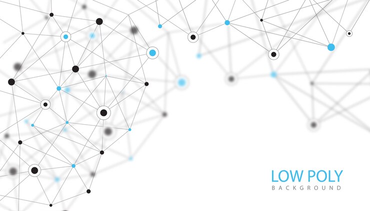 Free Vector low poly geometric background