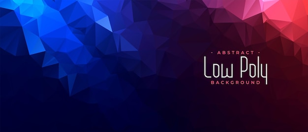 Free vector lowpoly polygonal texture abstract background with crystal effect