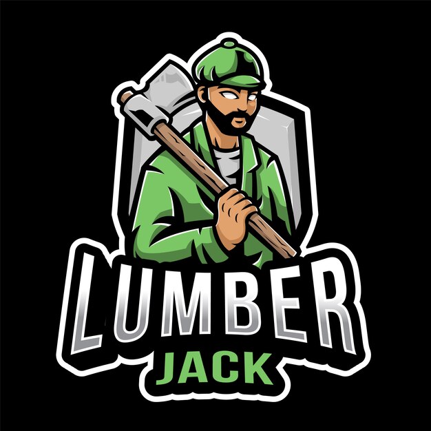 Download Free Lumberjack Esport Logo Premium Vector Use our free logo maker to create a logo and build your brand. Put your logo on business cards, promotional products, or your website for brand visibility.