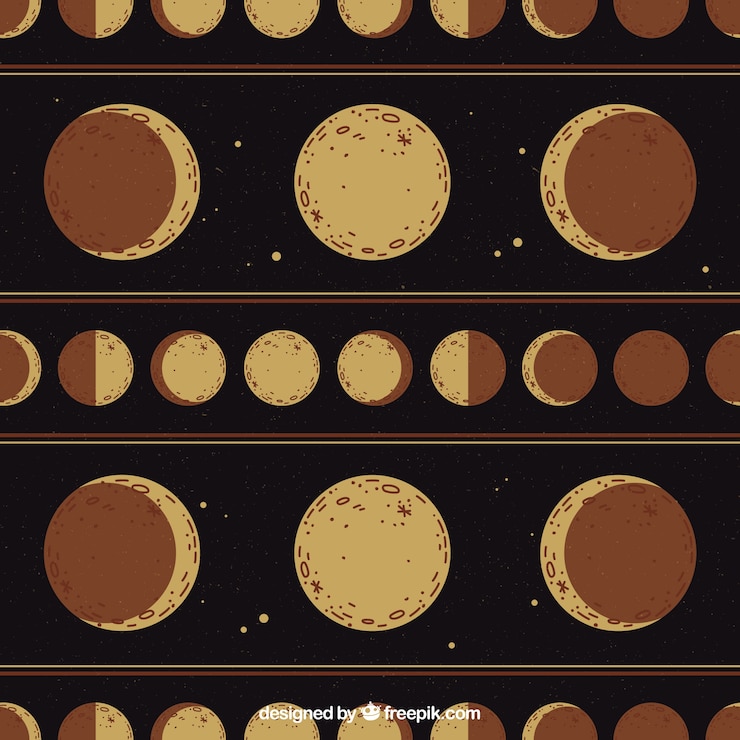 無料Vector ルナ相の背景