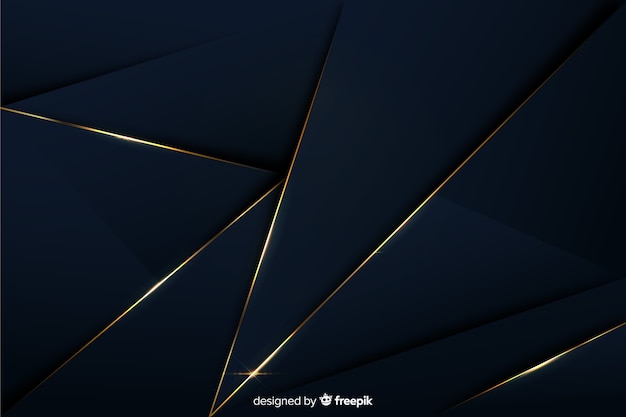 Luxurious background with golden lines