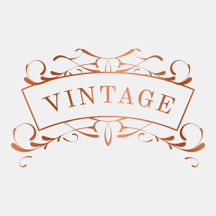 Free Vector luxurious vintage art nouveau badge vector