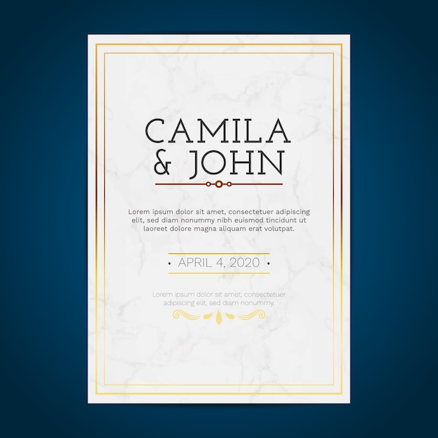 Formal Invitation Template - Free Vectors & PSDs to Download