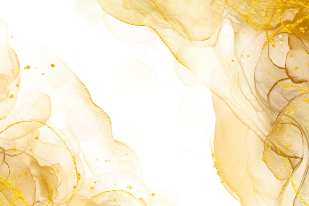 Free vector luxury abstract gold background with shiny elements