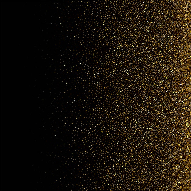Free vector luxury background with golden particles background