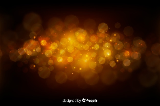 Luxury background with golden particles