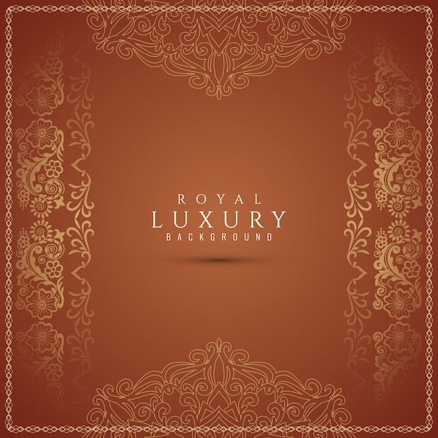 Luxury beautiful decorative brown background