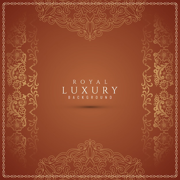 Free vector luxury beautiful decorative brown background