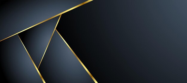 Luxury black overlap layer background