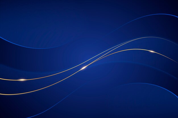 Luxury blue and golden background