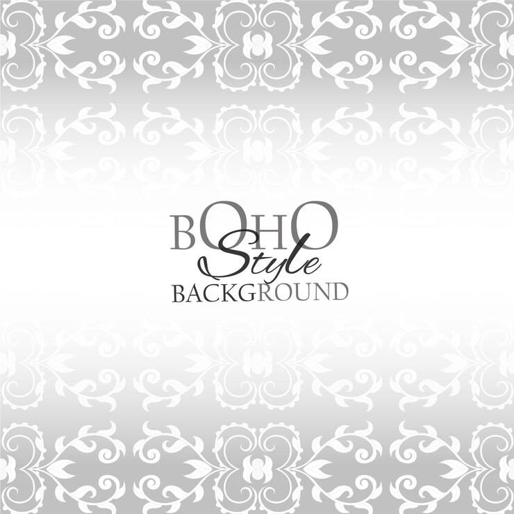 Бесплатный Вектор роскошный стиль стиля boho