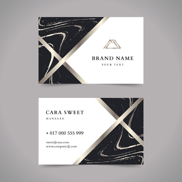 Luxury business card template theme