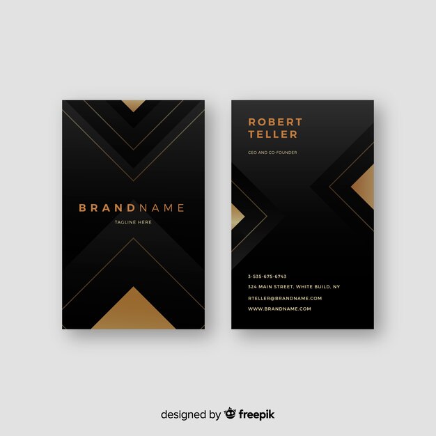 Luxury business card template