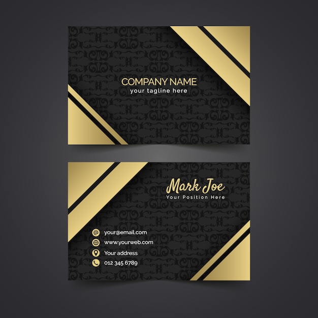 Luxury business card template