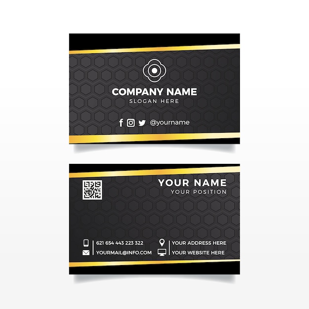 Luxury business card template