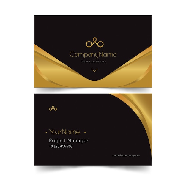 Luxury business card template