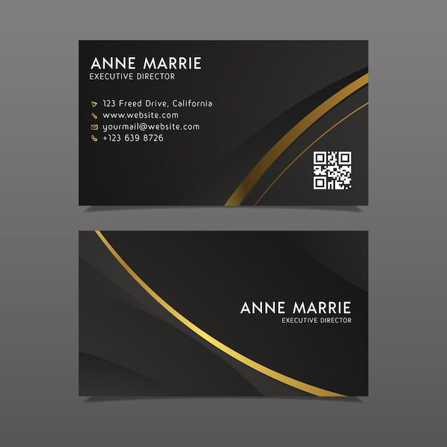 Luxury business card template