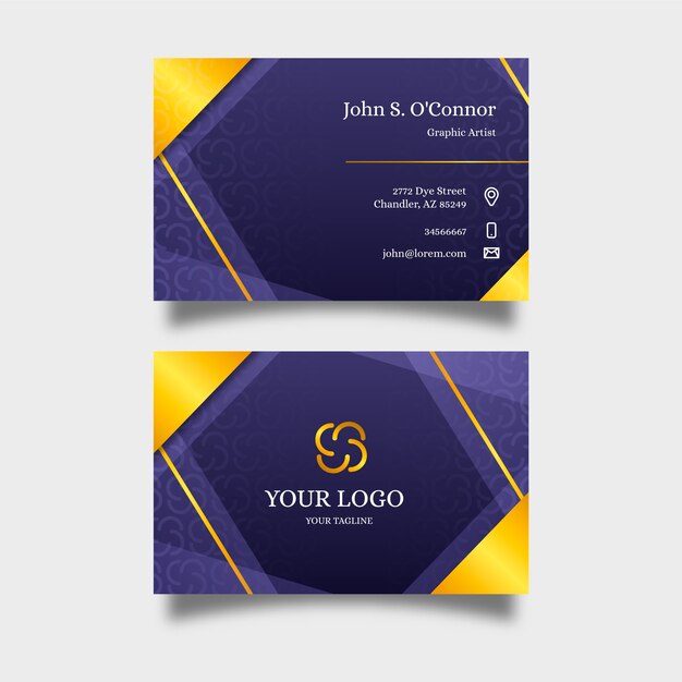 Luxury business card template