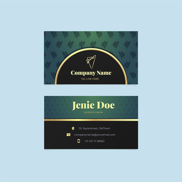 Luxury business card template