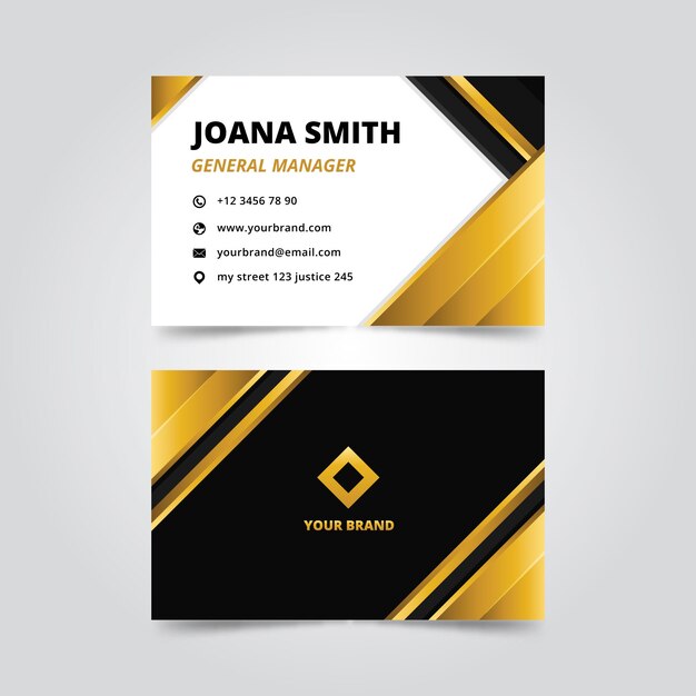 Luxury business card template