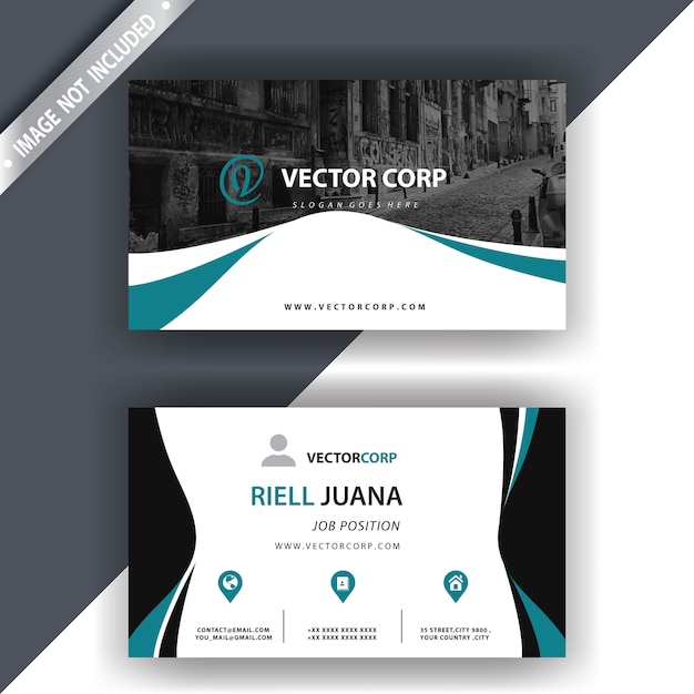 Free vector luxury business card
