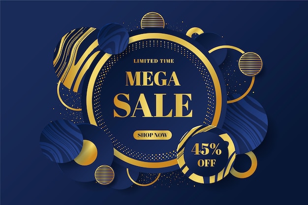 Luxury colorful sale background