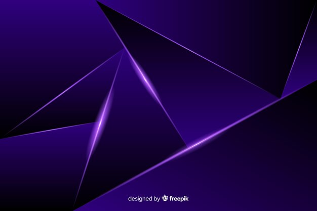 Luxury dark polygonal background