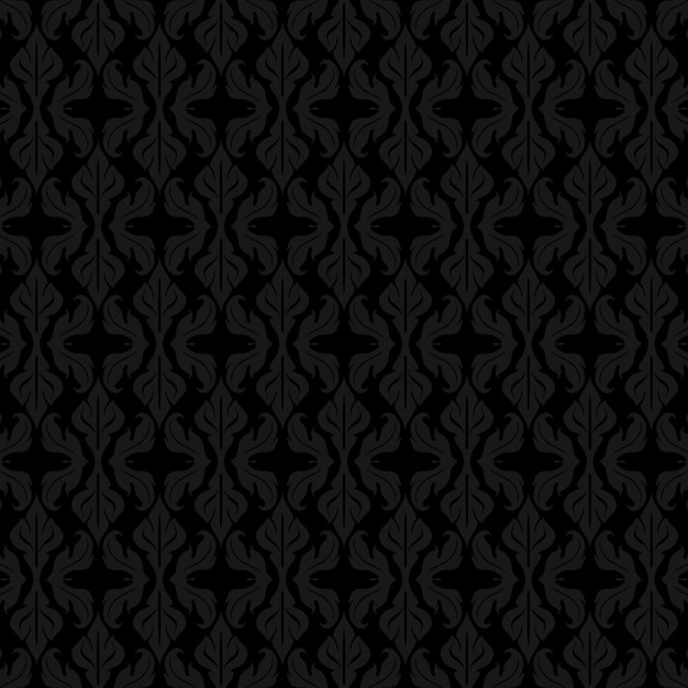Бесплатное векторное изображение Роскошный темный бесшовный фон