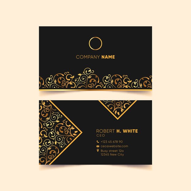 Luxury design for business card